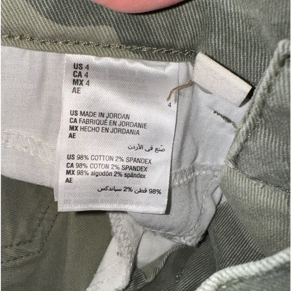 NWT camouflage pants, Style & Co, straight leg. Size 4 - Picture 5 of 7